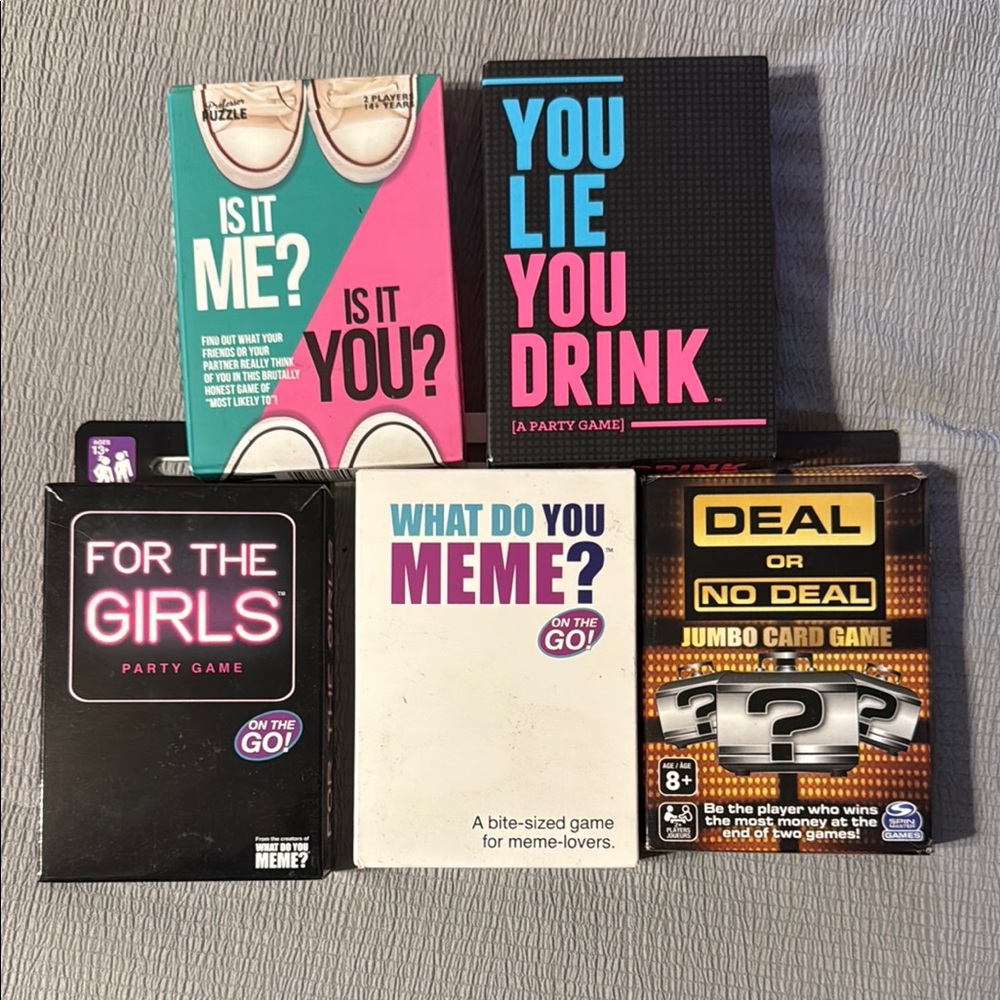 Party Game Collection - Vibrant Multi-Color Set